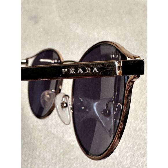 Prada Gold Metal Frame Sunglasses SPR62S With Case - Picture 5 of 8